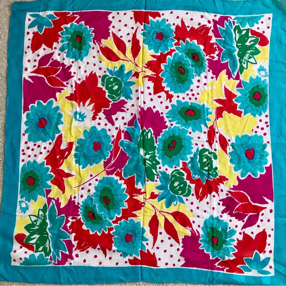 Morgan Taylor scarf. NWT from Macy’s. Colorful and light. 29x29”